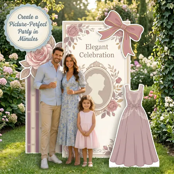 Elegant Celebration Backdrop Set 5