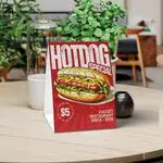 Table Tent Display in Real Use