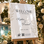 QR Code Wedding Welcome Sign 4