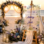 Wildflower Wedding Welcome Sign 2
