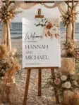 Boho Terracotta Wedding Sign 1