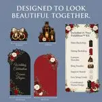 Forever Begins Wedding Backdrop Set 2