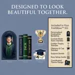 Personalized Navy Green Graduation Backdrop Set 2