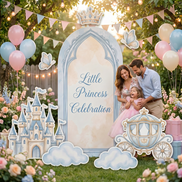 Little Princess Celebration Backdrop Set