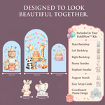 Happy Birthday Animal Backdrop Set 2