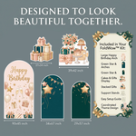 Happy Birthday Elegant Backdrop Set 2