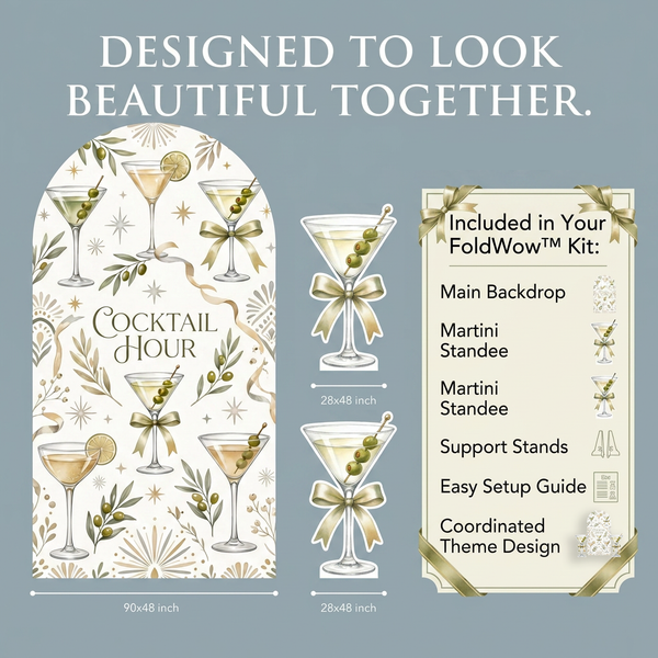 Cocktail Hour Backdrop Set 3