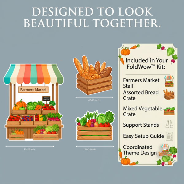 Farmers Market Backdrop Set 2