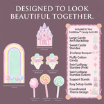 Candyland Rainbow Backdrop Set 2