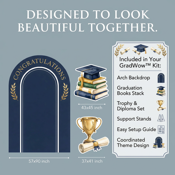 Graduation Party Backdrop Set 2