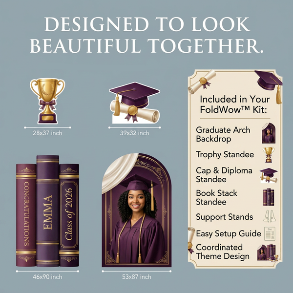 Personalized Graduation Backdrop Set 2