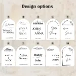 Minimalist Acrylic Wedding Sign 3