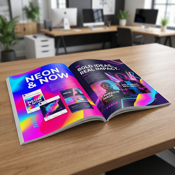 Glossy Perfect Bound Catalog Booklet Design