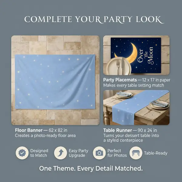 Over the Moon Backdrop Set 2