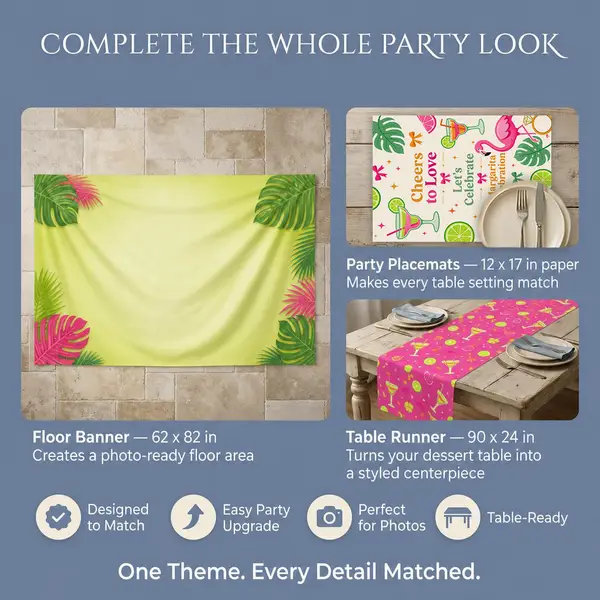 Margarita Celebration Backdrop Set 2