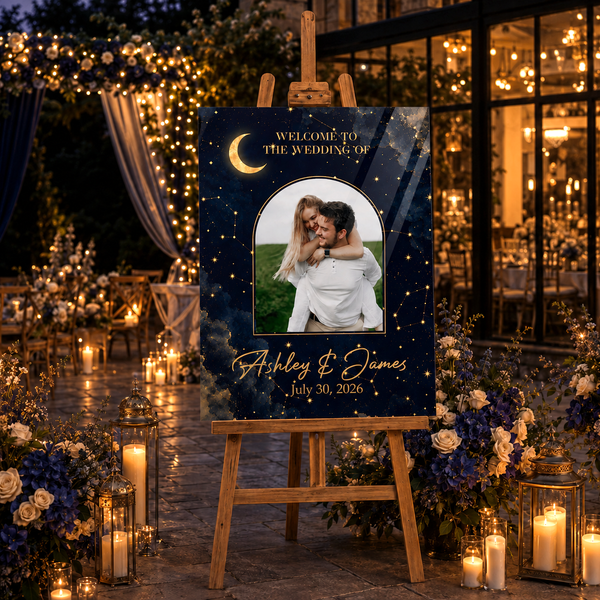 Celestial Wedding Welcome Sign 3