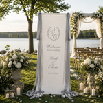 Fabric Wedding Welcome Sign 3