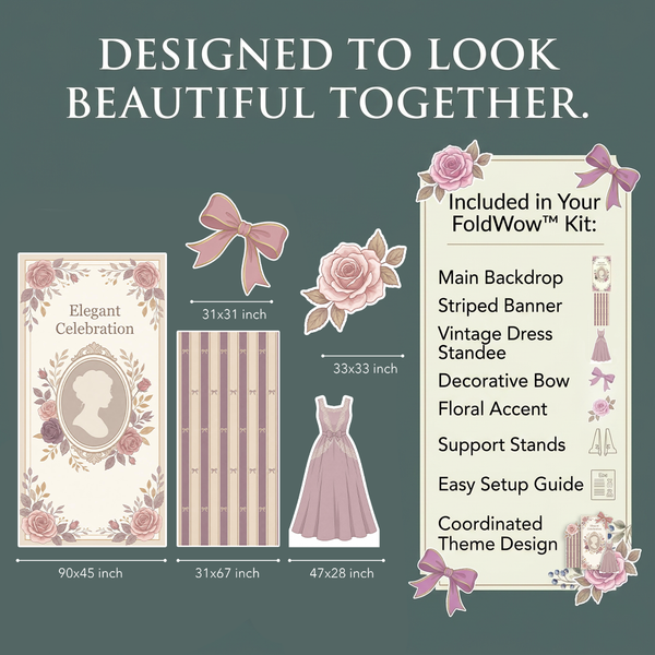 Elegant Celebration Backdrop Set 2