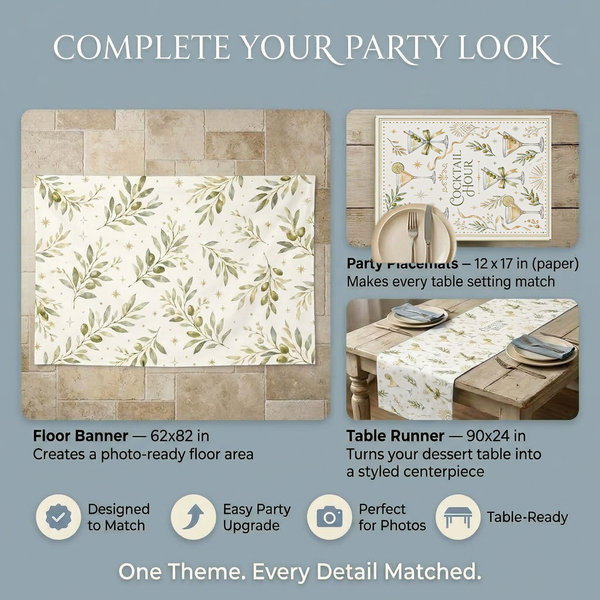 Cocktail Hour Backdrop Set 2