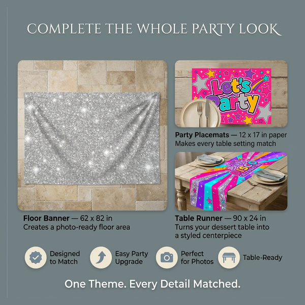 Disco Celebration Backdrop Set 3