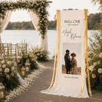 Photo Fabric Wedding Sign 3
