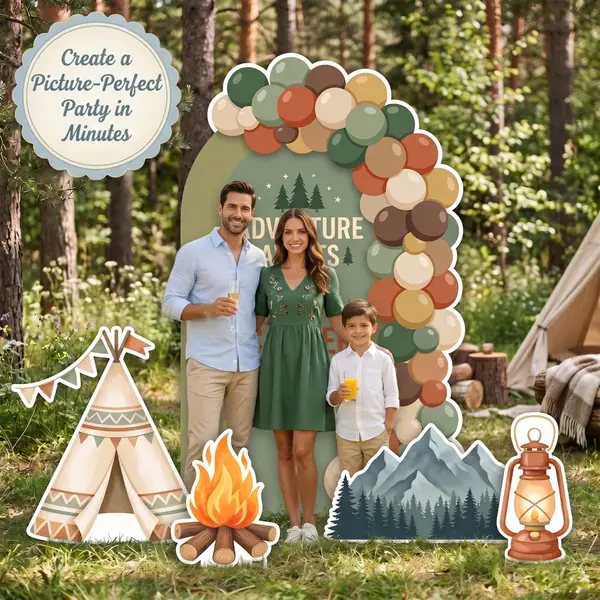 Happy Camper Backdrop Set 10
