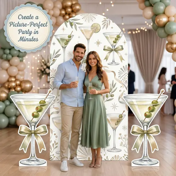 Cocktail Hour Backdrop Set 9