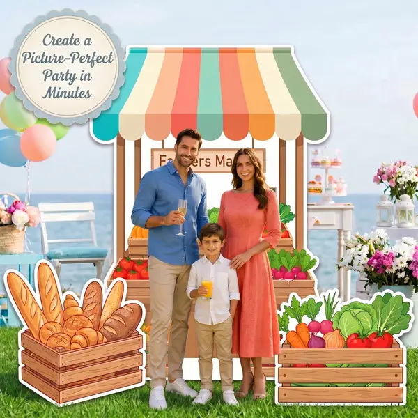 Farmers Market Backdrop Set 5