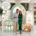 Parisian Morning Backdrop Set 6