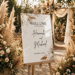 Boho Terracotta Wedding Sign 2