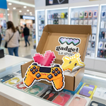Custom logo sticker on retail packaging box – die-cut label printing