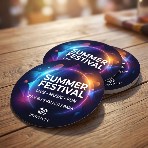 circle flyers event marketing print design