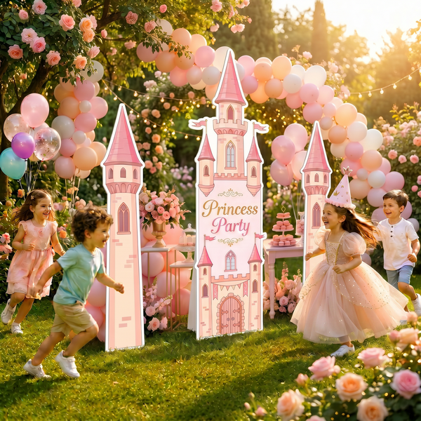 Princess Party Castle Backdrop Set 5