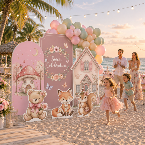 Sweet Celebration Woodland Backdrop Set 11