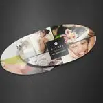 custom oval flyers creative design printing