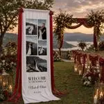 Photo Fabric Wedding Sign 2
