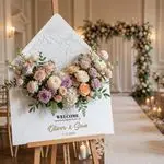 Personalized 3D envelope wedding welcome sign