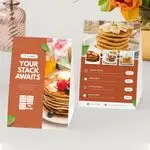 Self-Standing Table Tent Display