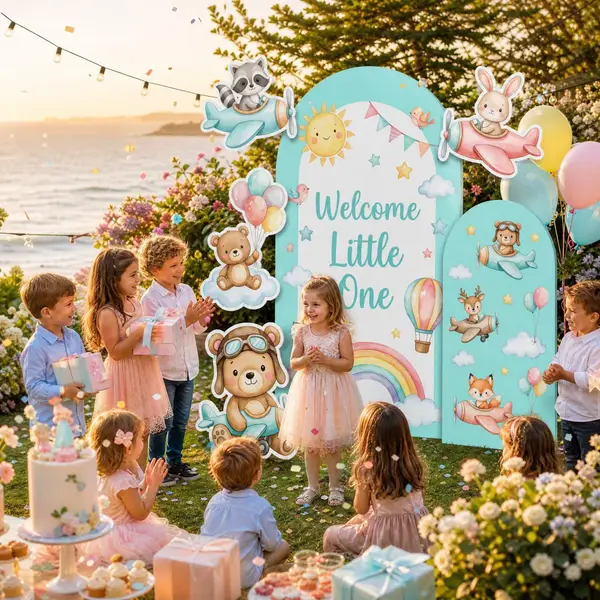 Welcome Little One Backdrop Set 6