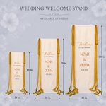 Fabric Wedding Welcome Sign 5