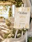 Gold Foil Elegant Wedding Sign 5