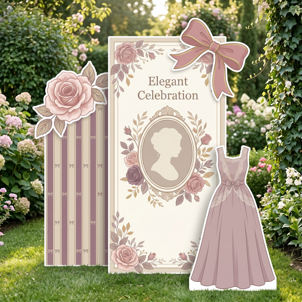 Elegant Celebration Backdrop Set 1