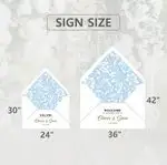 Signature Envelope Welcome Sign 7