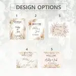 Pampas Boho Wedding Sign 7