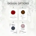 Wax Seal Monogram Wedding Sign 6
