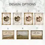 Vintage Gold Frame Wedding Sign 7
