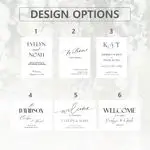 Classic Traditional Wedding Sign 8
