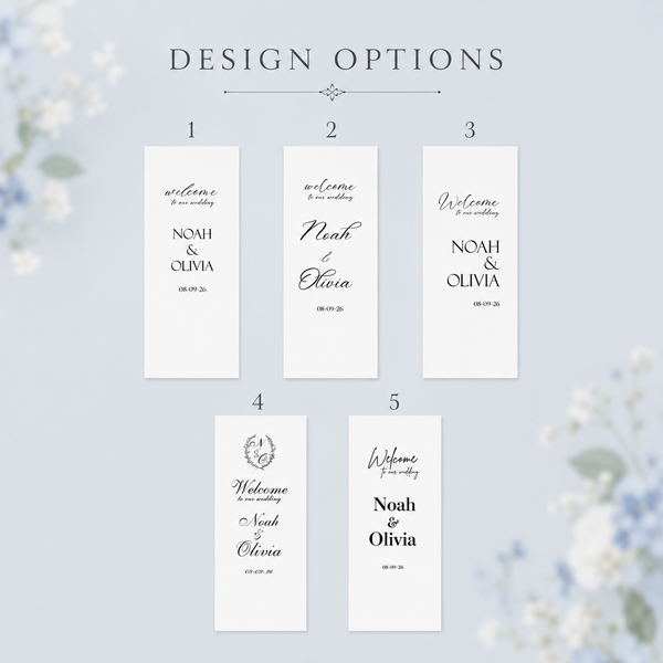 Fabric Wedding Welcome Sign 6