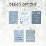 Dusty Blue Wedding Welcome Sign 7