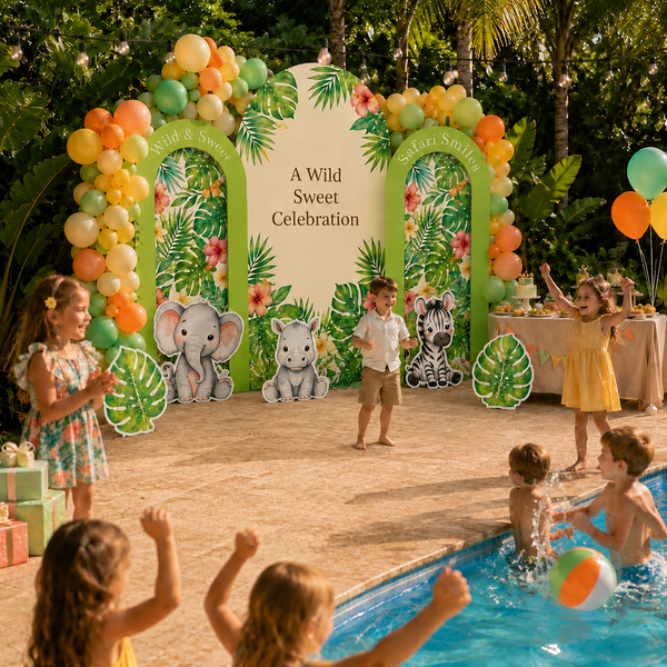 Safari Smiles Backdrop Set 8